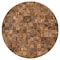 Homeroots Into the Abyss II 32" X 32" Brown Geometric Wood Circle Hanging Dimensional Sculpture 608659 - alternate 3