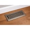 Sierra Grates 4 in. H X 14 in. W Powder Coat Steel, Metallic Bronze Floor Register VEC414-BRZ - alternate 4
