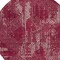 Homeroots 8' Burgundy And Ivory Round Geometric Washable Indoor Outdoor Area Rug 594529 - alternate 6