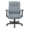 Office Star Products Exec Seating Faux Leather Mid Back Managers Office Chair, Charcoal Grey FL91201-u42 - alternate 5