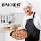 Bakken- Swiss BAKKEN Pizza Pan, Round Perforated, Nonstick Marble Coating, Dishwasher Safe, Gray BAKPIZSHGMB43 - alternate 6