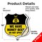 Signmission No Spray Shield Sign We Have Honey Bees, 18 inch X 18 inch, Vinyl Decal, 2PK SHI-D-2PACK-18-407 - alternate 2
