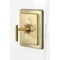 Kingston Brass Single-Handle Pressure Balanced Tub and Shower Faucet, Brushed Brass KB5897CML - alternate 4