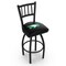Holland Bar Stool Co 36" Blk Wrinkle North Dakota Swivel Bar Stool, Jailhouse Back L01836NorDak - alternate 1