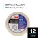 3M Floor Marking Tape, vinyl, Solid, White, 3 in W., 5.2 mil Thickness 471 - alternate 6