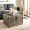 Happimess Caden 30in Wicker Storage Trunk, Natural HPM9001C - alternate 6