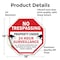 Signmission No Trespassing Property Under 24 Ho, 18 Inch X 18 Inch, Vinyl Decal OC-D-18-98 - alternate 2