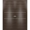 Sartodoors Sliding Closet Double Bi-fold Doors, Planum 0110 Chocolate Ash and Aluminum Strips, Sturdy Tracks M PLANUM0110DBF-CA-96 x 96 (4* 24x96) - alternate 1