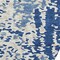 Homeroots 8' Navy Blue And Ivory Round Abstract Washable Indoor Outdoor Area Rug 612631 - alternate 5