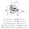 Amerock Versa 1-3/8 inch (35mm) Diameter Polished Nickel Cabinet Knob, 25PK 25VMP36904PN - alternate 3