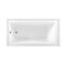Kingston Brass 60-Inch Acrylic Rectangular 3-Wall Alcove Tub Combo with Waste and Overflow Drain, Left Hand Drain CVTDE603122L3 - alternate 3
