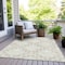Homeroots 5' X 8' Ivory And Beige Geometric Washable Indoor Outdoor Area Rug 593775 - alternate 7