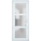 Vdomdoors Front Exterior Prehung FiberGlass Door Frosted Glass / Manux 8552 White Silk / Office Commercial an MANUX8552EXD-WS-W36 x H80-RH - alternate 2