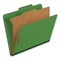 Pendaflex Pressboard Top Tab Folders, 2/5-Cut Tab, Exp 1.75", 1 Divider, 4 Fasteners, Legal, Dark Green, 10PK 28733P - alternate 4