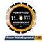 Powertec 7in Laser-Welded Segmented Diamond Saw Blade for Wet Tile Saw, Diamond Blade for Cutting, 1PK 14011 - alternate 1