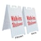 Signmission Walk-ins Welcome, A-Frame & 2 Decals Installed, Heavy-Duty Plastic Frame SBHD-D-2436-Walk-ins Welcome - alternate 2