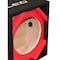 Deejay Led Two 10-in Woofers plus Three Tweeters RED Empty Chuchera Speaker Enclosure D10T3RED - alternate 4