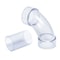 Powertec 2-1/2 in. ID 90 Degree Elbow for 2-1/2 in. OD Dust Collection Pipes, Adapters and Fittings w/ Splice 70321N - alternate 1