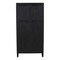 Homeroots 36in Graphite Solid Wood Accent Cabinet With Two Doors 620848 - alternate 6