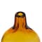 Homeroots 12" Amber Bud Glass Decorative Bottle 565449 - alternate 6