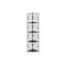 Homeroots 62" Black Metal Corner Bookcase 376525 - alternate 7