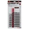 Performance Tool 16 pc. 3/8 in. Dr. SAE Socket, Standard Deep Sockets, Chrome Vanadium W38305 - alternate 2