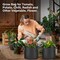 Ipower HealSmart Plant Grow Bags 5 Gallon, Tomoato Planter Pots with Handles, Black 2024 Version, 5PK GLGROWBAG5X5BLKV5 - alternate 7