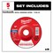 Milwaukee Tool Grinding Wheel, 5" dia., PK5 49-94-0610 - alternate 8