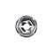 Auveco Thread Cutting Nut 1/8in Stud Size 7/16in Washer Diameter, 200PK 3403 - alternate 2