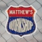 Signmission Matthew's Workshop, 6 Inch X 6 Inch, Plastic Sign SHI-P-6-489-MATTHEW - alternate 3