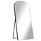 Homeroots 75" Black Arch Wood Framed Standing Mirror 565047 - alternate 1