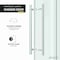Anzzi 48in x 76in Frameless Shower Door with Sliding in Polished Chrome with Tsunami Tempered Clear Glass SD-FRLS06101CH - alternate 11