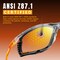 Powertec Safety Glasses ANSI Z87.1-2020, Clear Wraparound Protective Eyewear with UV Protection 72317 - alternate 7