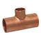 Nibco 3/4 in. x 3/4 in. x 1/2 in. Copper Pressure All Cup Reducing Tee Fitting I611R343412 - alternate 1