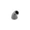 Southland 1 In. 45 Deg. Street Malleable Black Iron Elbow 1/8 Bend 520-505HN - alternate 2