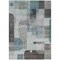 Homeroots 3' X 5' Teal Blue Gray And Charcoal Abstract Washable Indoor Outdoor Area Rug 604384 - alternate 6