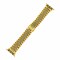 Elegani Yellow Gold Classic Multi-Link Stainless Steel Replacement Band Compatible with Apple Watch 49mm HC5LSB-YGD-49mm - alternate 1