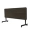Correll Rectangle Econoline TFL Flip Top Table, 72 in W, 23 in to 31 in H, Particleboard Top, Walnut FTM2472TF-01 - alternate 9