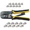 Klein Tools 7 1/2 in Crimper and Connector Kit Ethernet, RJ45 VDV226-817 - alternate 1
