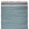 Homeroots 3' X 5' Teal Striped Hand Woven Area Rug With Fringe 557085 - alternate 4