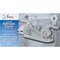 Home Impressions Polished Chrome 2-Handle Knob 4'' Centerset Bathroom Faucet with Pop-Up F512C033CP-JPA3 - alternate 2
