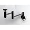 Kingston Brass Wall Mount Pot Filler Faucet with Knurled Handle, Oil Rubbed Bronze KS8105RKZ - alternate 5
