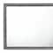 Homeroots 35" Black Wood Framed Mounted Dresser Mirror 486458 - alternate 5