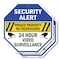 Signmission Security Alert Private Property No, 10 inch X 10 inch, Plastic Sign, 2PK OC-P-2PACK-10-187 - alternate 1