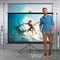 Pyle 60 Inch Portable Projector Screen with Tripod Stand PRJTP60 - alternate 5