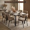 Leisuremod Teres Leather Dining Chair, Steel Legs & Poplar Wood Core TC19LTP - alternate 7