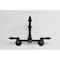 Kingston Brass Two-Handle Wall Mount Bridge Kitchen Faucet, Matte Black KS1260AL - alternate 6