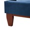 Homeroots Navy Blue Solid Wood King Tufted Upholstered Velvet Bed 544756 - alternate 5