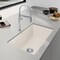 Blanco Precis SILGRANIT 30in Single Bowl Undermount Kitchen Sink - Soft White 443083 - alternate 2