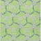 Homeroots 5' X 8' Lime Green And Blue Geometric Washable Indoor Outdoor Area Rug 613507 - alternate 9
